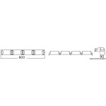 Protezione per pontile 800 mm blu - immagine 2
