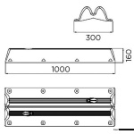 Protezione per pontile 1000 mm blu - immagine 2