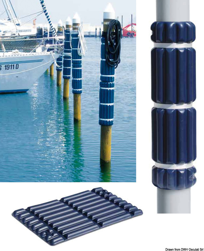 33.519.09.jpg Protezione per pontile 800 mm blu - immagine 1