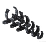 Clip nera plastica pesante 30 mm