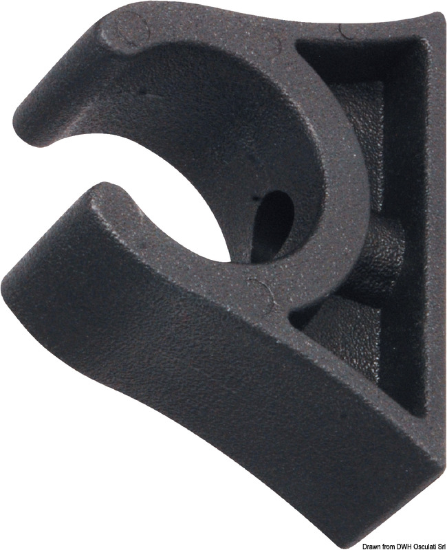 34.358.38.jpg Clip nera per tubi 50 mm - immagine 1