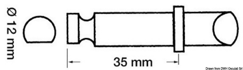 34.430.06.jpg Scalmo plastica/ottone 12 x 35 mm - immagine 1