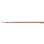 Gancio accosto ottone cromato/legno 200 cm - immagine 2