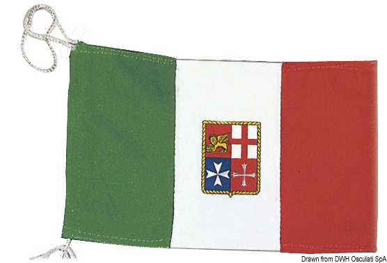 4.0.2 Bandiera Italia Marina Mercantile 100 x 150 cm - immagine 1