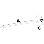 Spazzolone telesc. Osculati five-level 117/180 cm - immagine 3