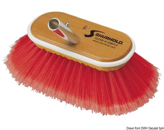 36.965.00_b.jpg Spazzolone 6" fibre morbide e medie rosse - immagine 1