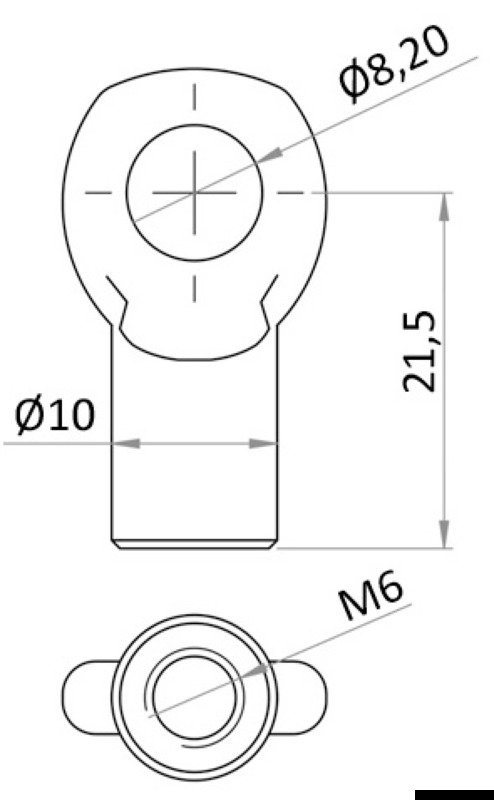 38.009.99_dis-1.jpg Testine in inox piatte x 38.009.xx / 38.010.xx - immagine 1