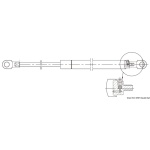 Molla a gas 752 mm 120 kg inox - immagine 2