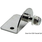 Piastrina 90° filetto 23 x 8 mm