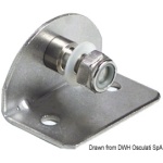 Piastrina 90° filetto 8 mm interno