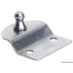 Piastrina inox sbalzo con sfera