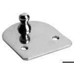 Piastrina piana sfera 10 mm compact