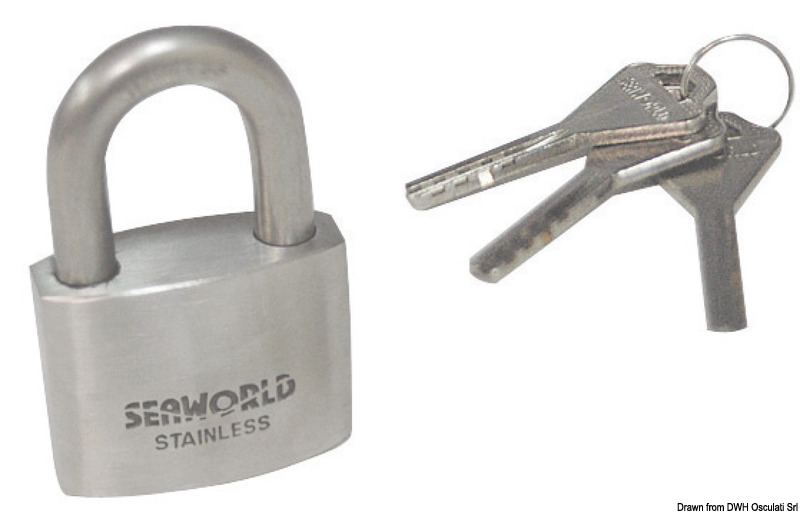 38.025.40-1.jpg Lucchetto inox arco 30 mm - immagine 1
