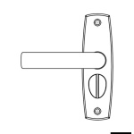Coppia Maniglie CONTEMPORARY SX per 38.130.02