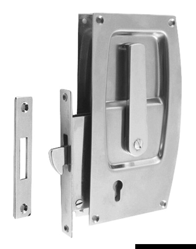 38.132.07-1.jpg Serratura porte scorrevoli ottone cromato - immagine 1