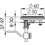Alzapagliolo inox+serr. Ø 60 - immagine 2