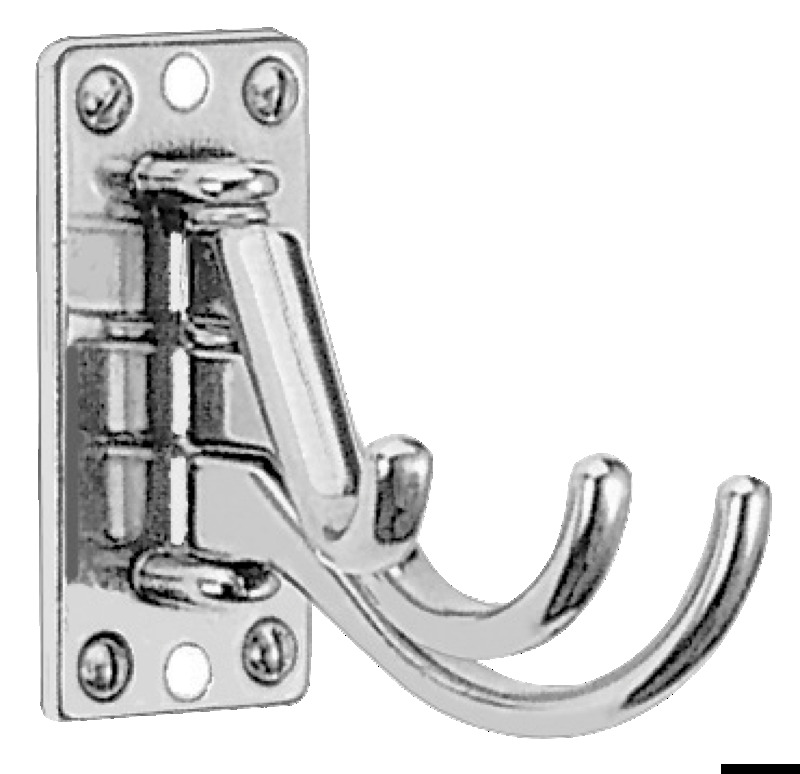 38.162.01.jpg Appendiabiti 3 ganci ottone cromato 73x36 - immagine 1