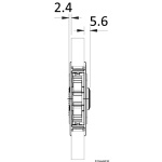 Chiusura Flush per porte ingresso inox standard - immagine 2