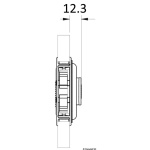 Chiusura Flush per porte ingresso inox impermeab. - immagine 2