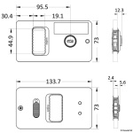 Chiusura Flush per porte ingresso inox standard - immagine 3
