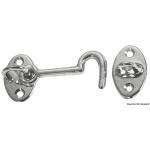 Gancio ottone cromato 100 mm