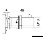Chiusura Flush Lock ovale - immagine 3