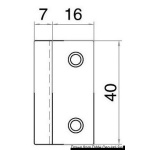 Chiusura Flush Lock rettangolare - immagine 5