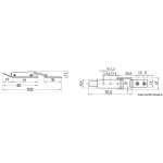 Chiusura inox a leva mm102 - immagine 2