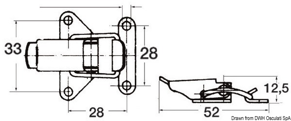 4.0.2 Chiusura a leva inox 52mm - immagine 1