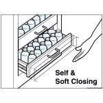 Guide ammortizzate Soft-close 300-275 mm - immagine 4