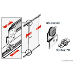 Carrello coulisse 38x15