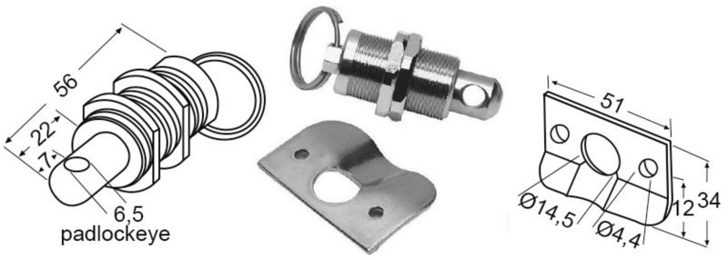 38.405.50f.jpg Chiusura gavoni inox lucchetto - immagine 1