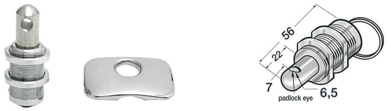 38.405.51-1.jpg Chiusura gavoni inox lucchetto De Luxe - immagine 1