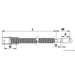 Compasso inox 260 mm B