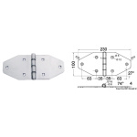 Maxi cerniera 230x100 mm