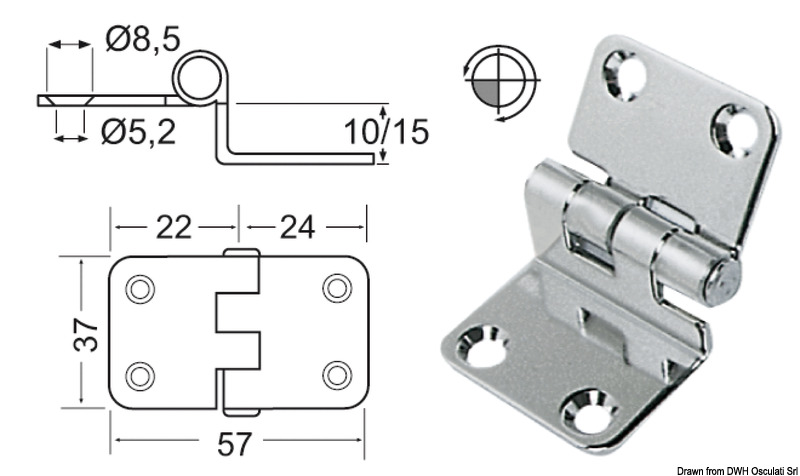 38.441.55.jpg Cerniera inox 57x37x15 mm - immagine 1
