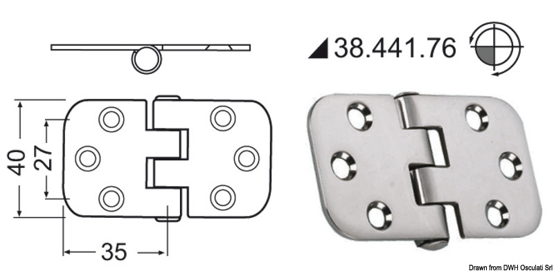38.441.76.jpg Cerniera inox rovesciata 70x39 mm - immagine 1