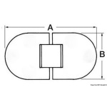 Cerniera a filo 50x38 mm - immagine 2