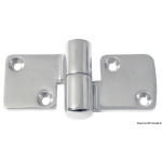Cerniera inox sfilabile sinistra 100x50 mm