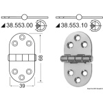 Cerniera inox