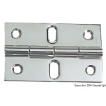 Cerniera in acciaio inox 80x70 mm