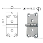 Cerniera inox