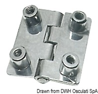 4.2.7 Cerniera inox cieca 51x45 rett - immagine 1
