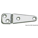 Cerniera inox stampata 103x32