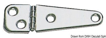 4.0.2 Cerniera inox stampata 103x32 - immagine 1