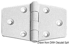 4.2.7 Cerniera nylon mm 65x40 bianca - immagine 1