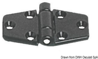 4.0.2 Cerniera nylon mm 65x40 nera - immagine 1