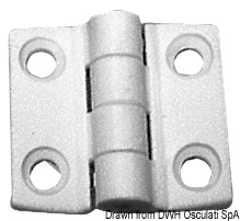 4.2.7 Cerniera nylon mm 38x38 bianca - immagine 1