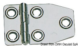 4.0.2 Cerniera inox mm 73x46 - immagine 1