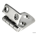 Cerniera inox mm 57x38 rovesciata